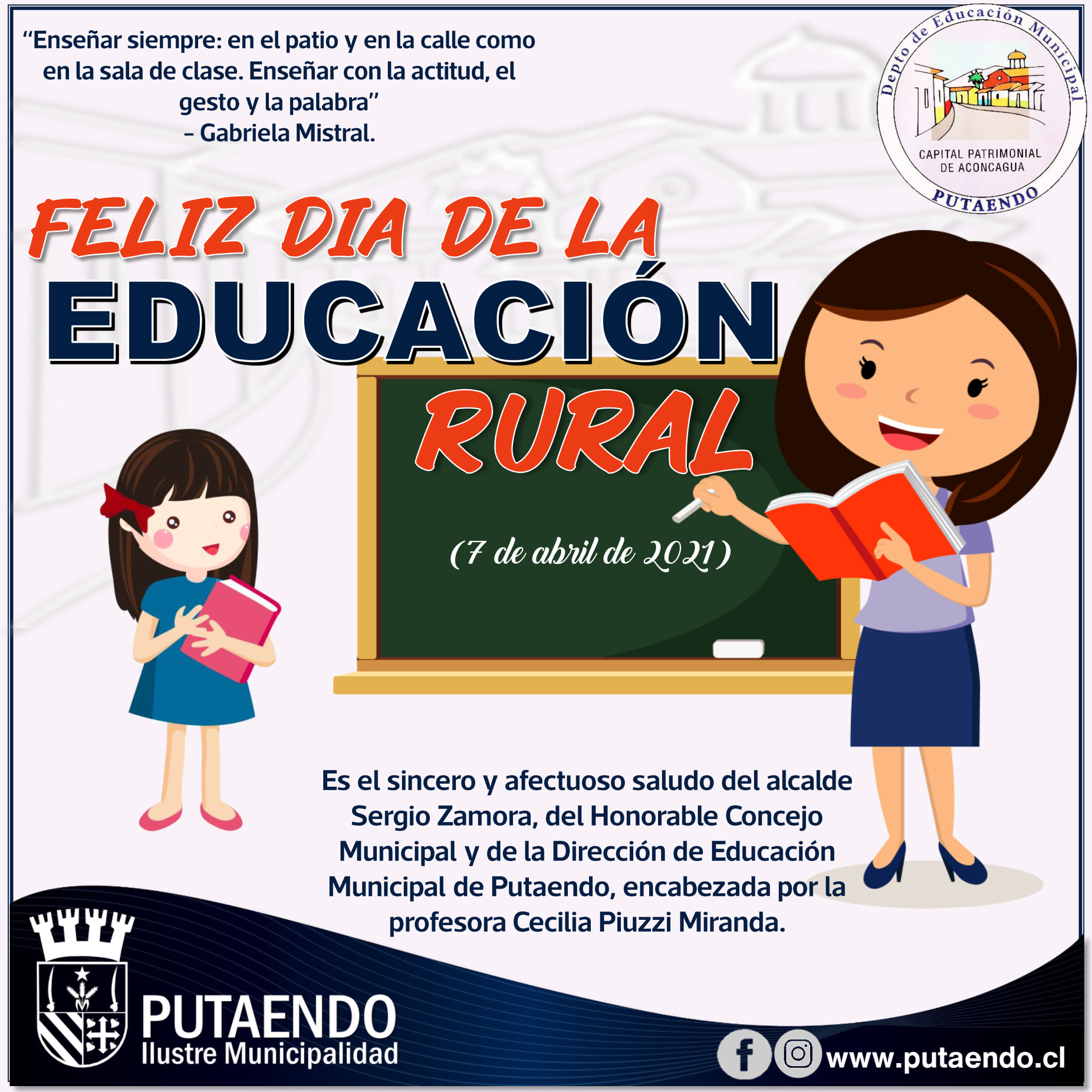 Saludo por el Día de la Educación Rural